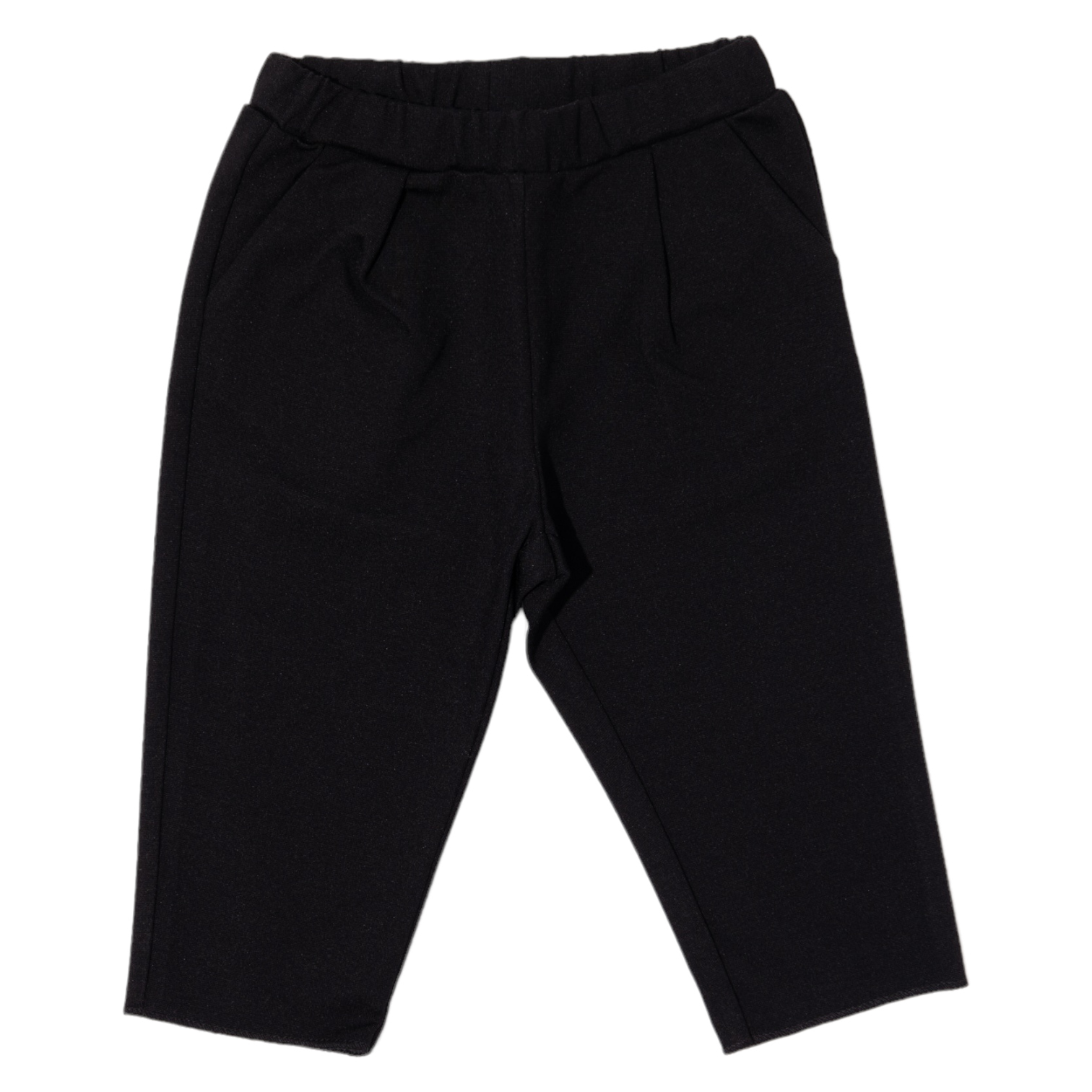Pantalone nero con pences per neonati e bambini