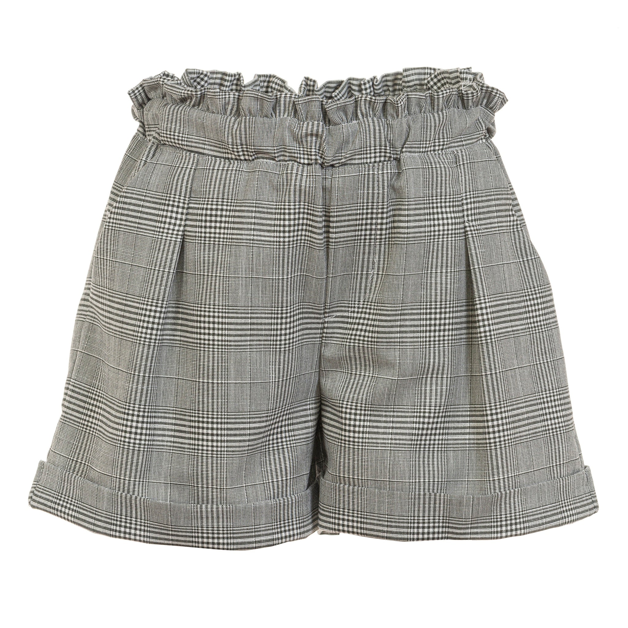 Shorts in principe di galles per bambina