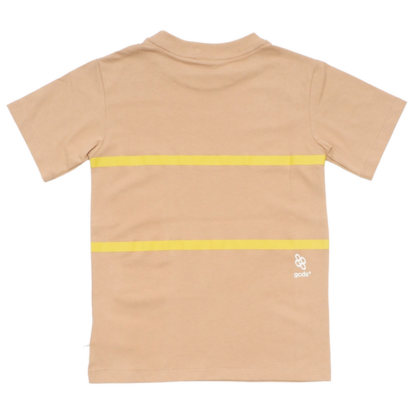 T-shirt sabbia con logo per bambini