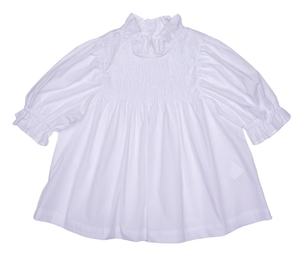 Blusa bianca con dettagli per bambina