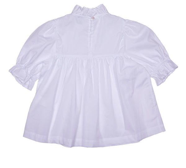 Blusa bianca con dettagli per bambina