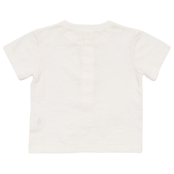 T-shirt serafino bianca per neonati