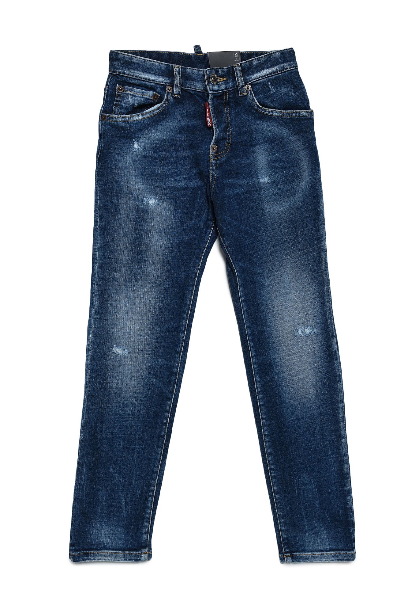 Jeans blu effetto washed per bambini