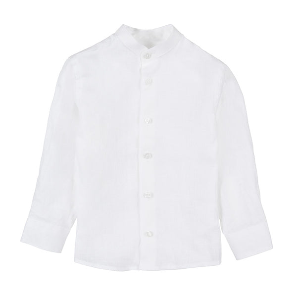 Camicia coreana bianca per neonato e bambino