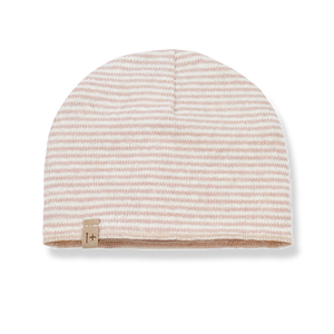 Cappello a righe rosa per neonata