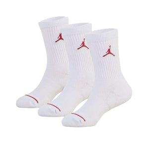 Set 3 paia di calzini bianchi con logo per bambini