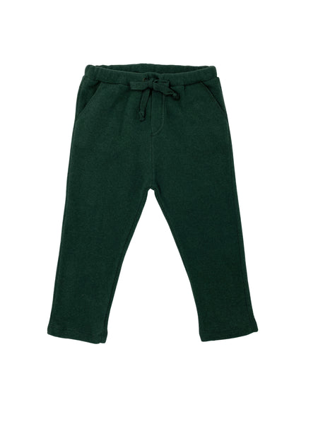 Pantalone in maglia verde per neonato e bambino