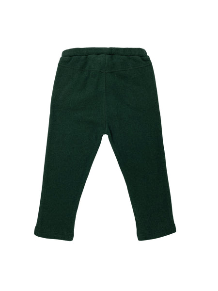 Pantalone in maglia verde per neonato e bambino
