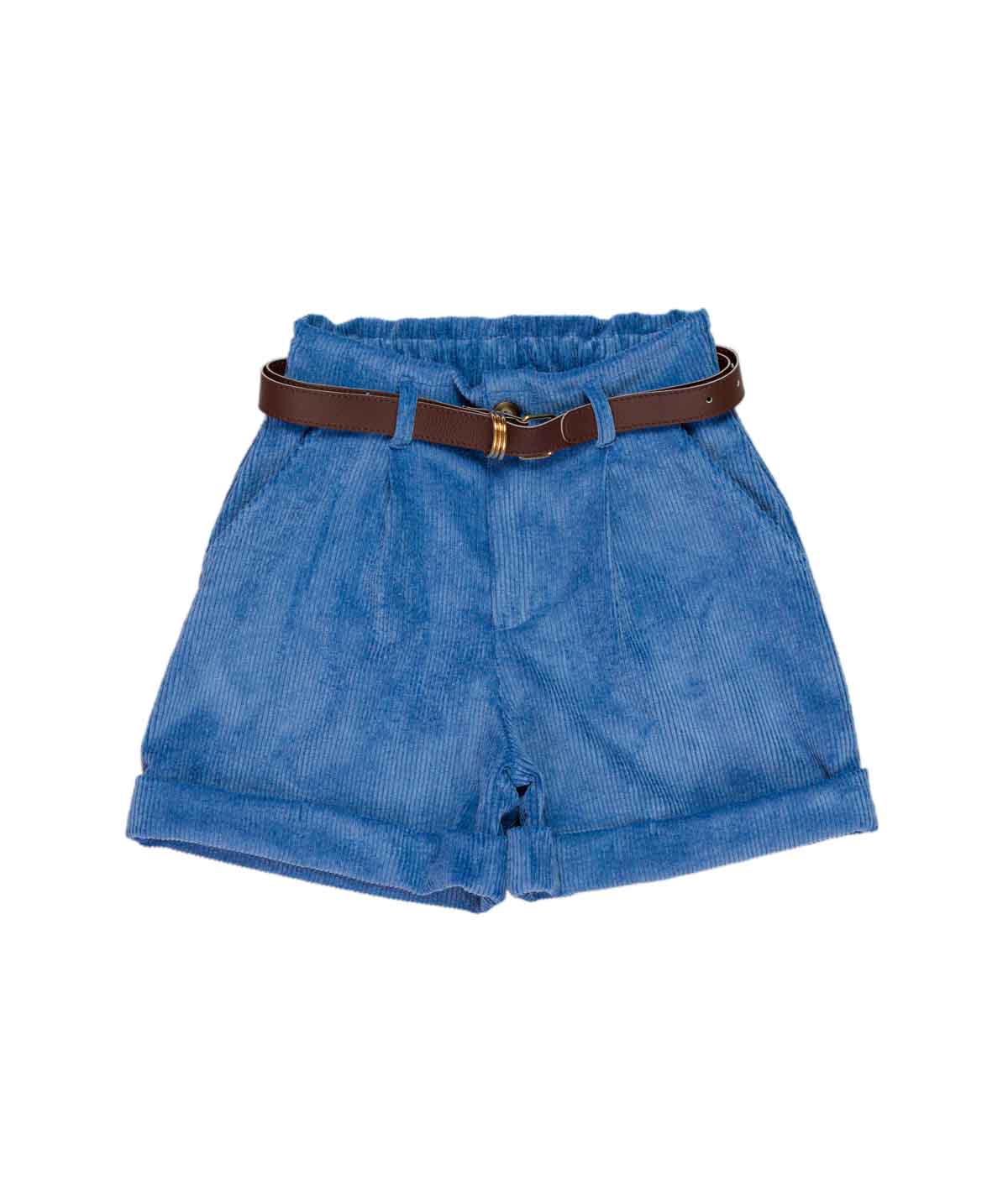 Shorts azzurro per bambina