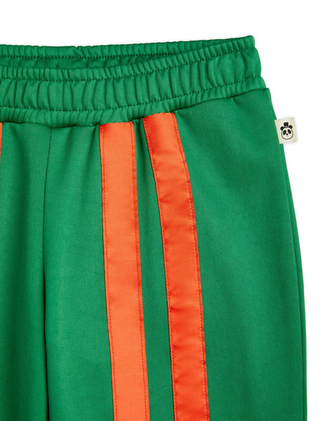 Pantalone verde in felpa con dettagli per bambini