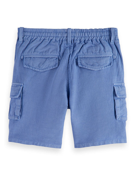 Shorts cargo azzurro per bambino