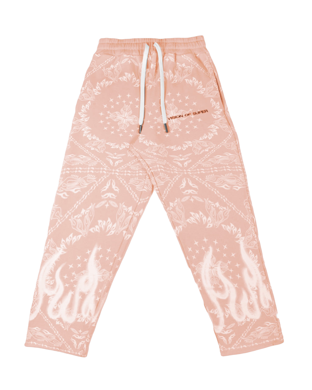 Pantalone rosa con stampa per bambina