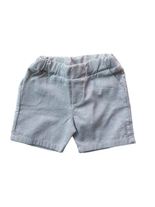 Pantalone corto a righe per neonato