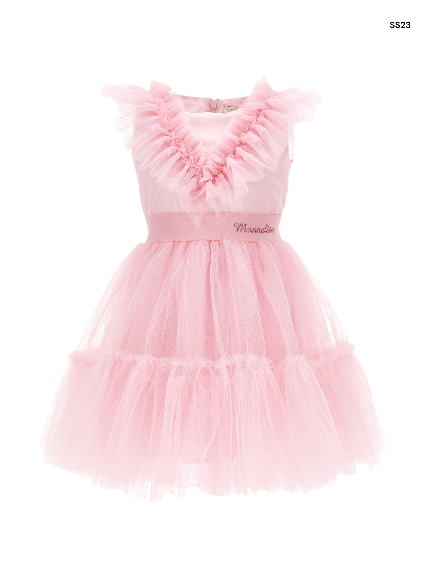 Abito in tulle rosa per bambina
