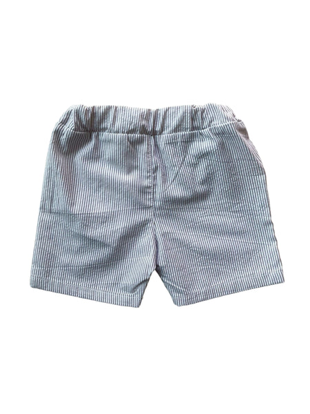 Pantalone corto a righe per neonato