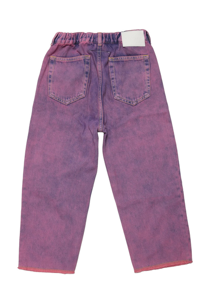 Jeans in denim rosa per bambini