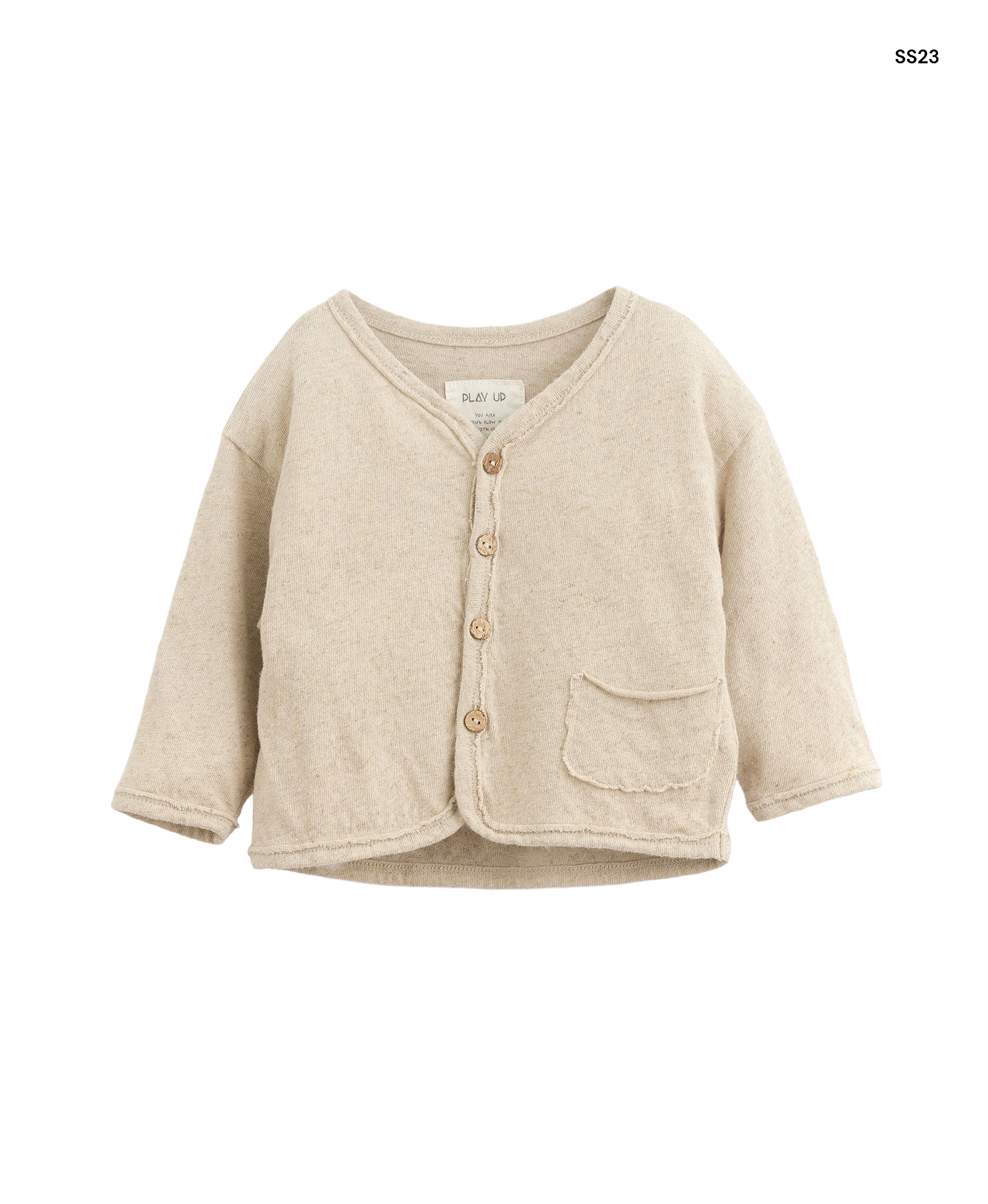 Cardigan beige per neonati