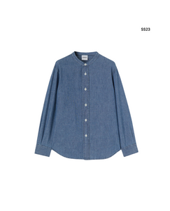 Camicia coreana blu jeans per bambino
