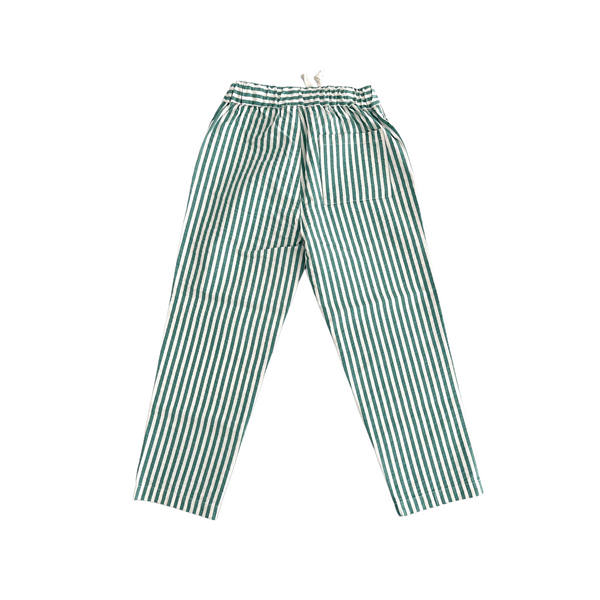 Pantalone a righe verdi per neonati e bambini