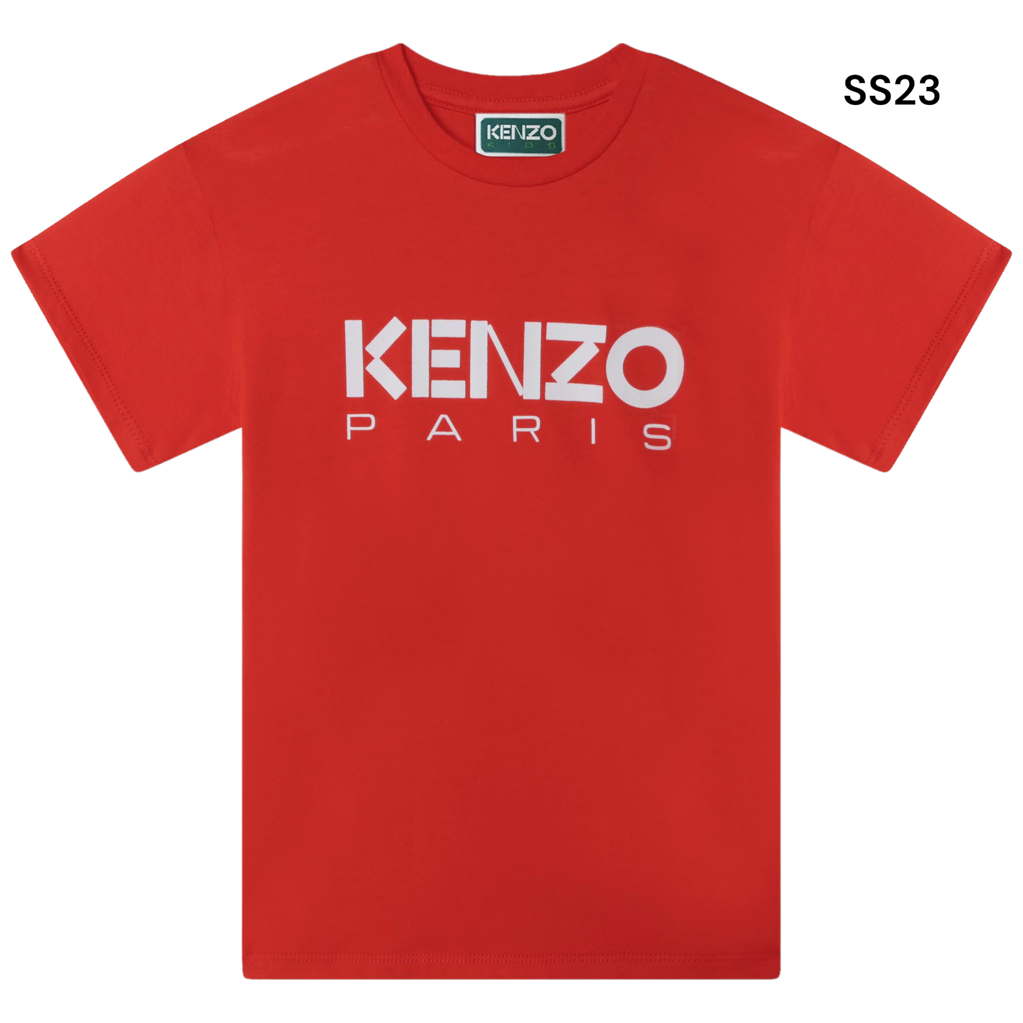 T-shirt rossa con logo per bambini