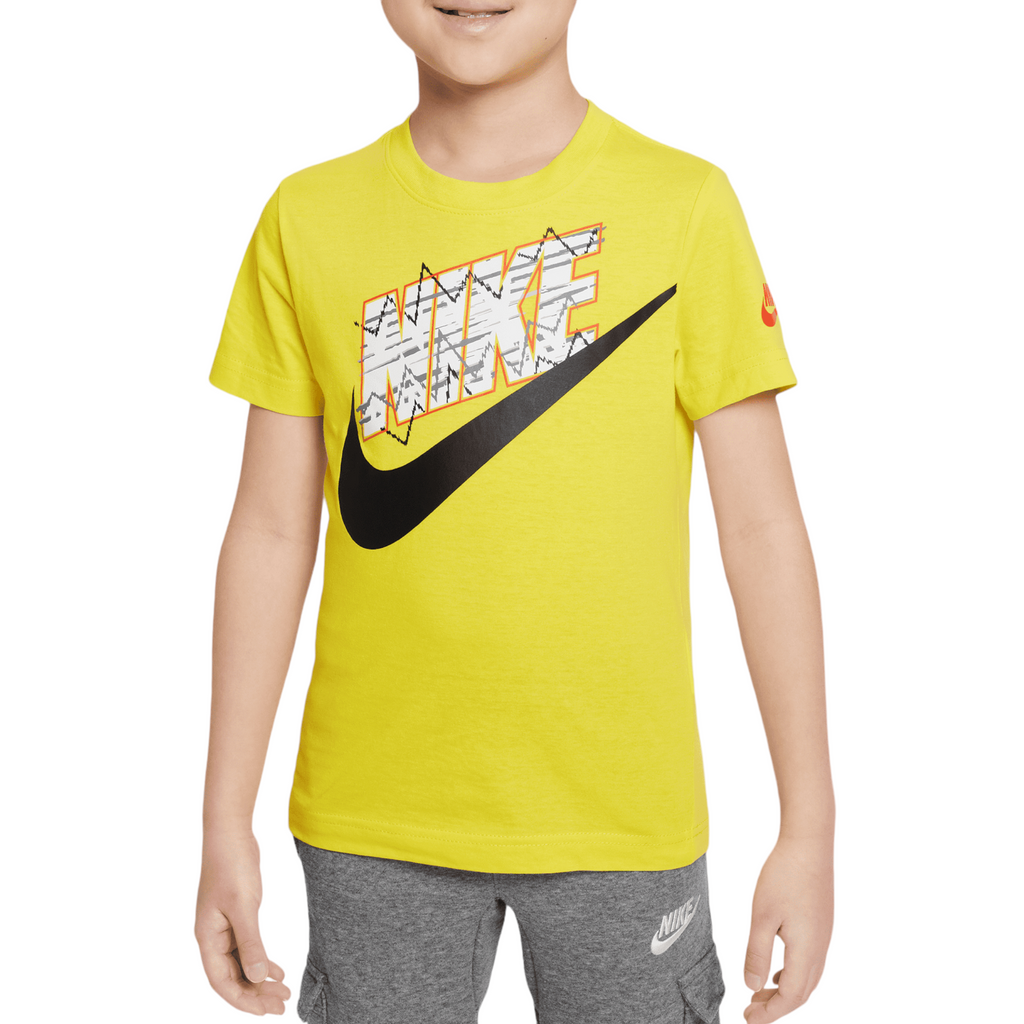 T shirt gialla con logo per neonato e bambino Eppero