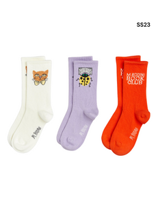 Set 3 paia di calzini multicolor per neonati e bambini