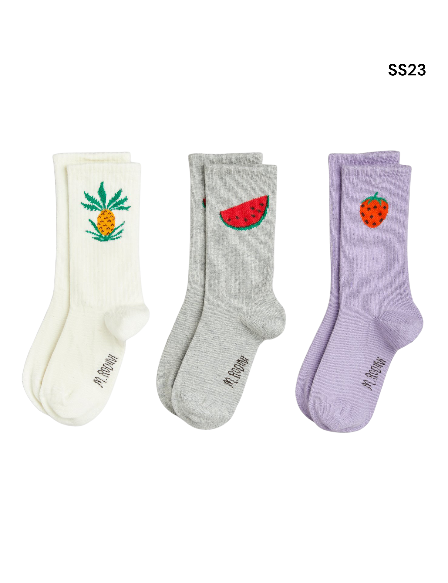 Set 3 paia di calzini multicolor per neonati e bambini