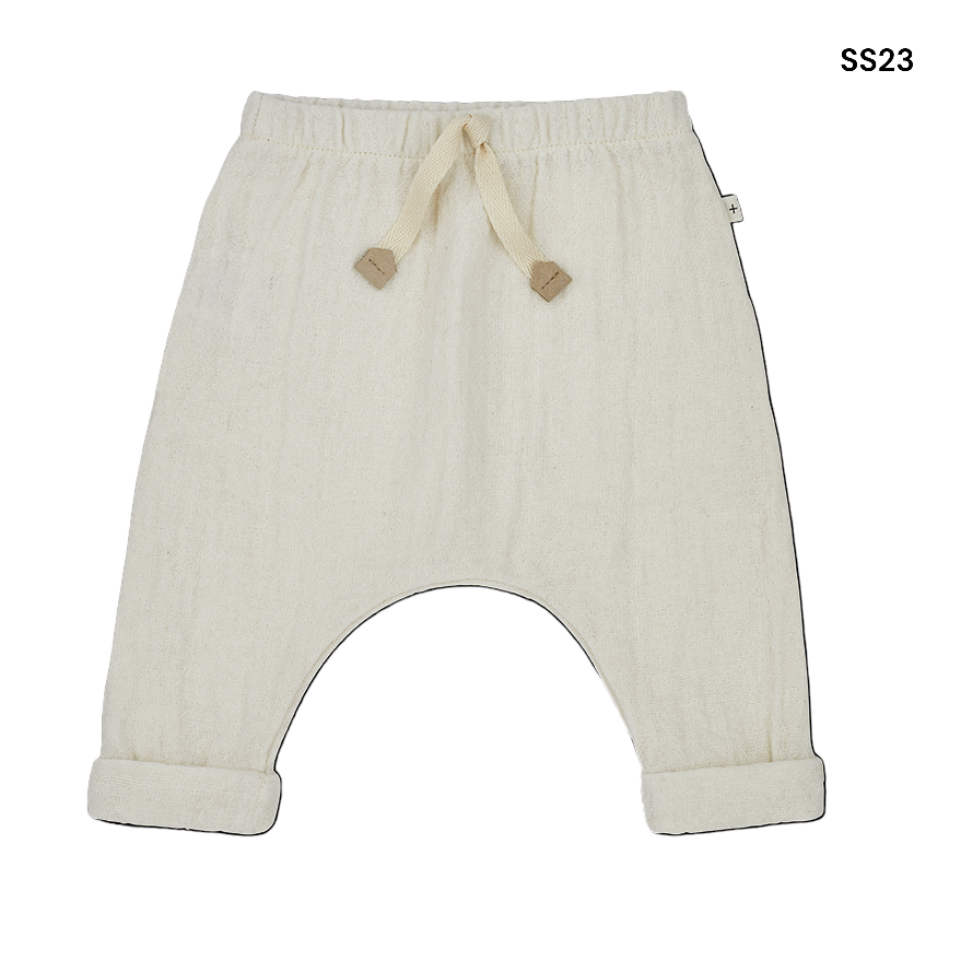 Pantalone ecru  per neonati