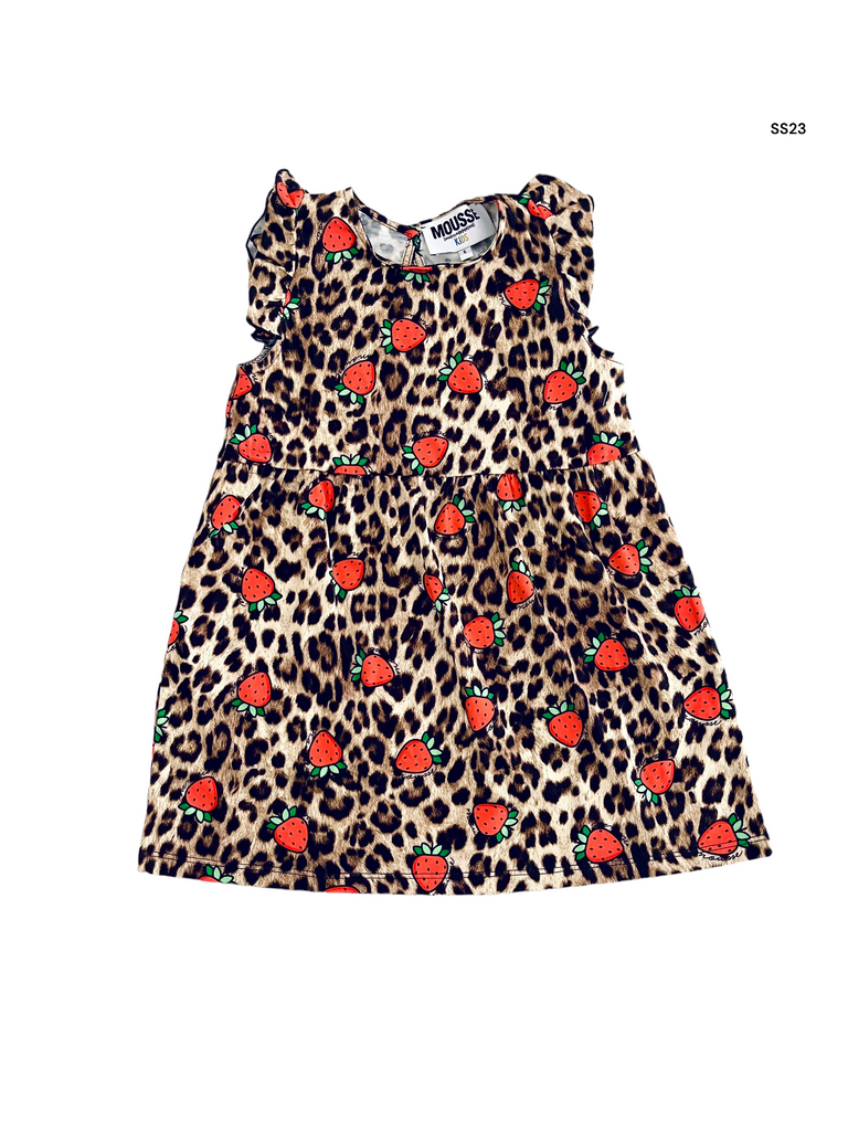 Vestito 2025 leopardato bambina