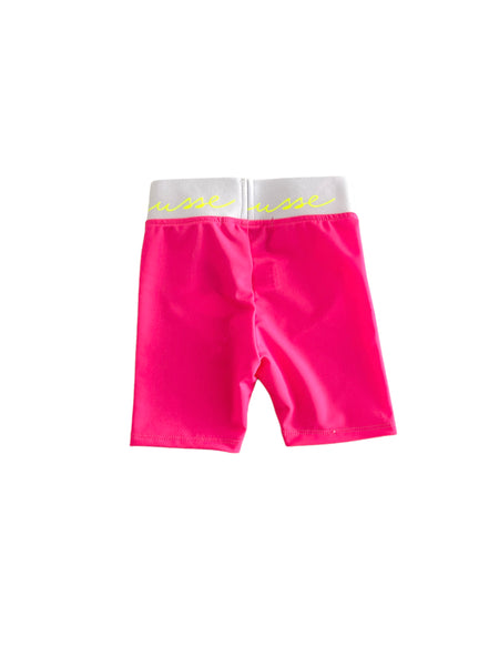 Leggings ciclista fucsia per neonata e bambina