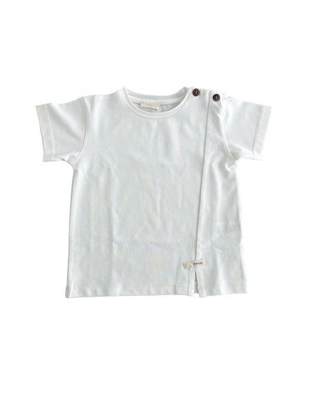 T-shirt oversize panna per neonato