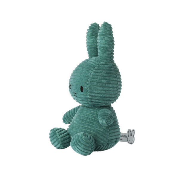 Peluche Miffy in velluto ottanio per neonati e bambini