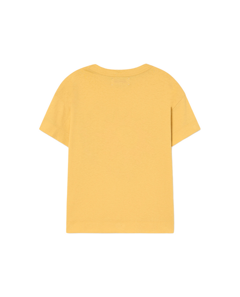 T-shirt gialla con stampa per bambini