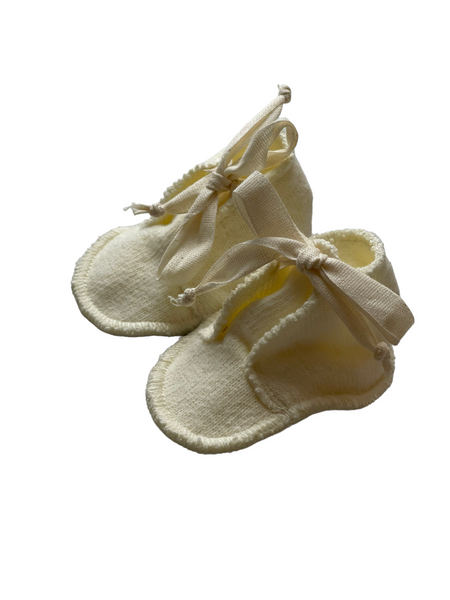 Scarpe latte in maglia per neonati
